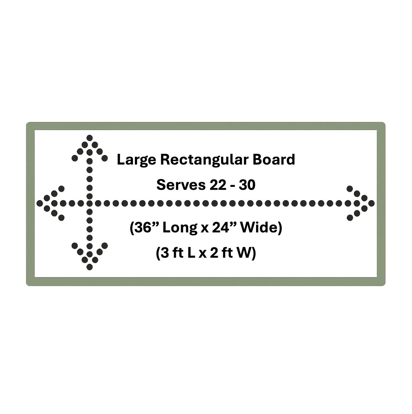 Build-Your-Own-Board Large Rectangular (Serves 22 - 30)