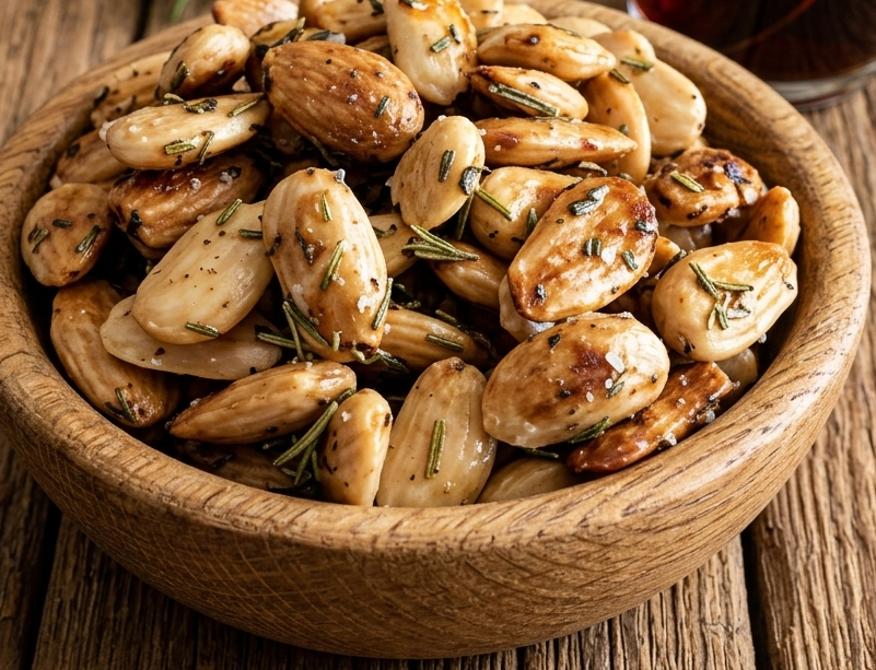 Marcona Almonds, Rosemary, Roasted & Salted