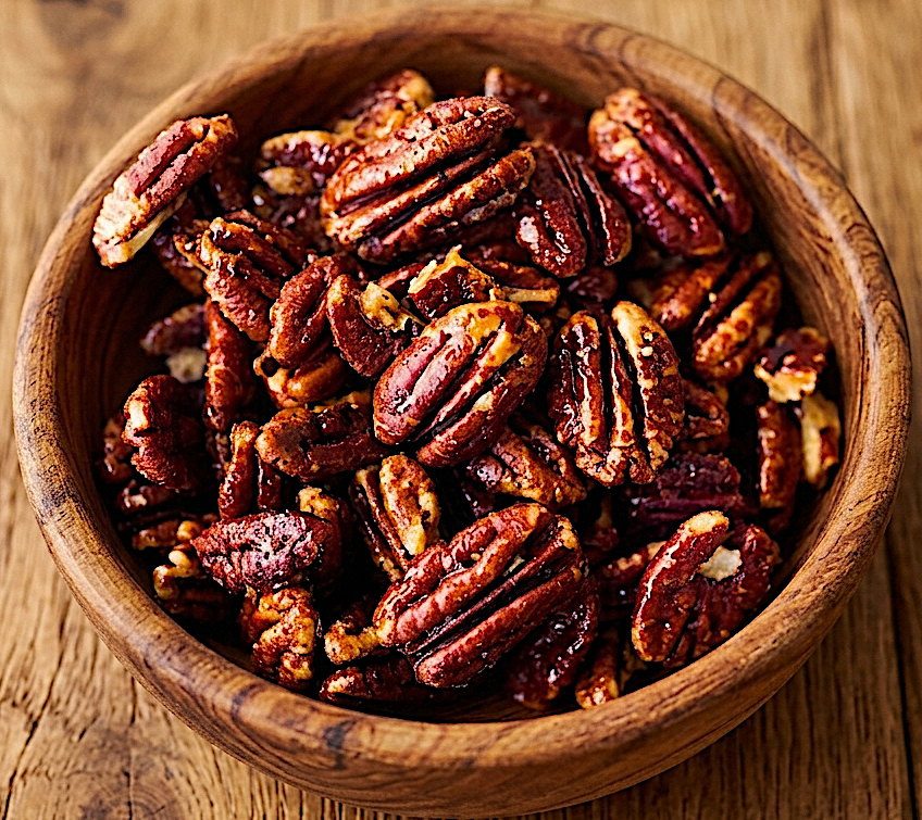 Pecan, Roasted, Caramelized