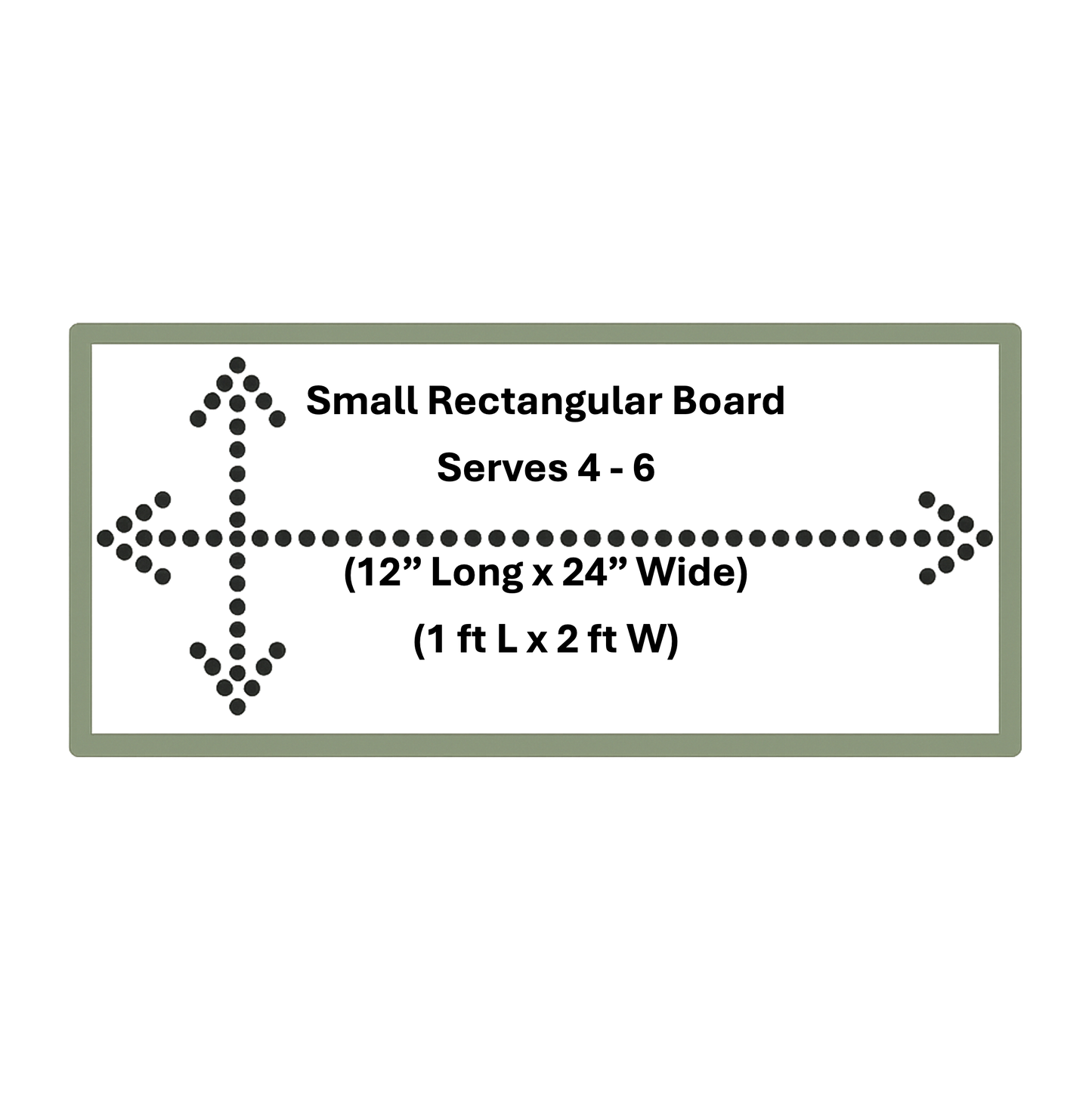 Build-Your-Own-Board Small Rectangular (Serves 4 - 6)