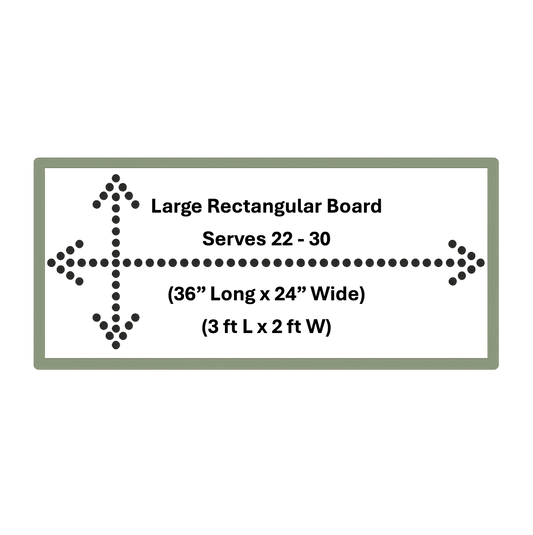 Build-Your-Own-Board Large Rectangular (Serves 22 - 30)