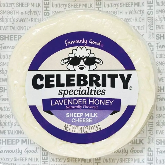 Sheep Lavender Honey Premium Cheese, mini wheel