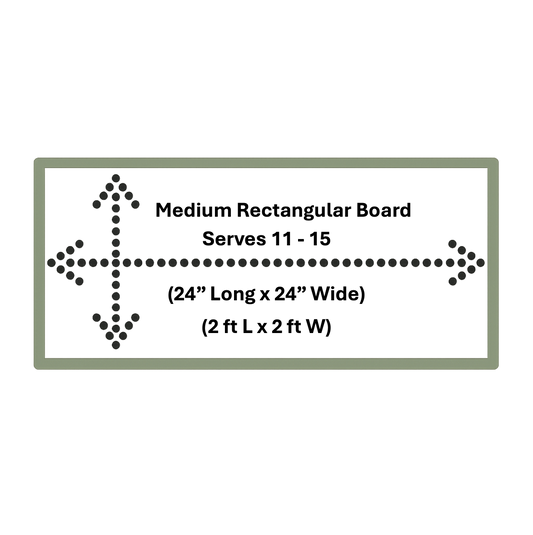Build-Your-Own-Board Medium Rectangular (Serves 11 - 15)