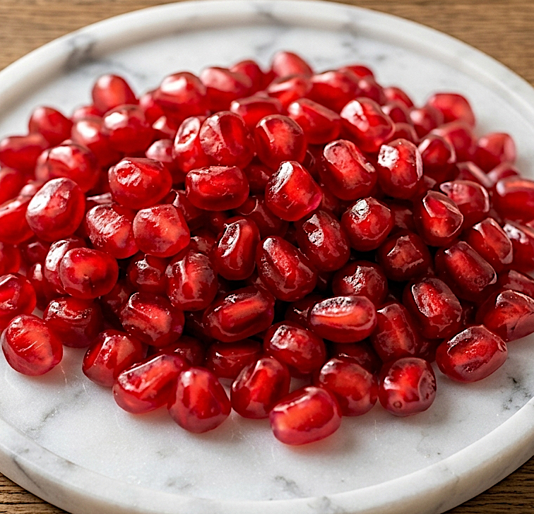 Pomegranate seeds, Fresh