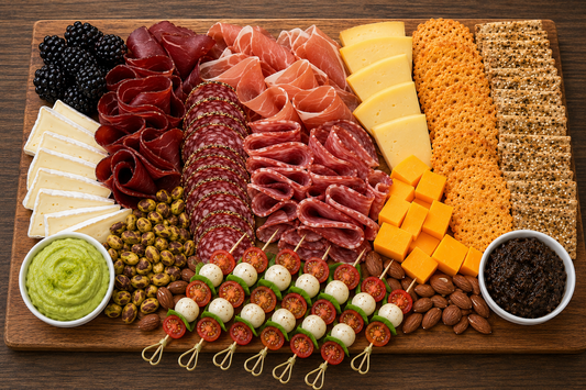Illustration Keto Elegance Charcuterie Board